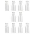 thumbnail image 6 of Monyance yogurt bottle 10x 200ML Clear Plastic Bottles with White Caps for & Beverages(5.12X2.17X2.17Inches), 6 of 11