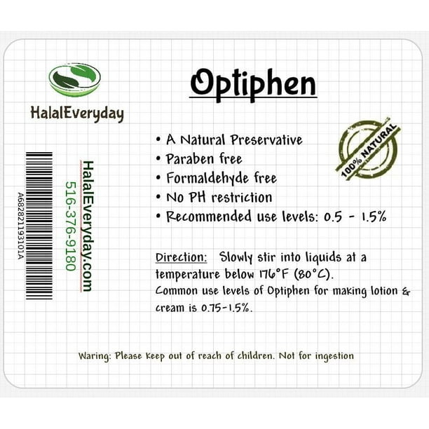 Optiphen Natural Preservative 8 Oz Water Soluble preservative for