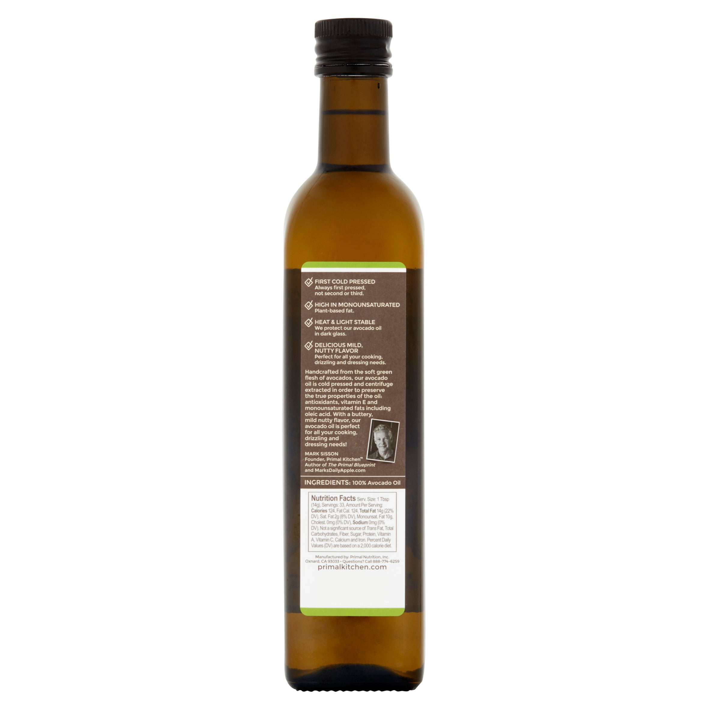 Primal Kitchen Avocado Oil, 16.9 fl oz, 6 pack