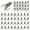 Green - 36pcs, variant on Bionic Fly Fishing Bait, 36pcs Fly Fishing Flies Lures Kit Trout Jigs Swimbait Dry Flies Trout Panfish Lures Freshwater Saltwater Flies Fly Fishing Hook Artificial Soft Bait