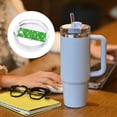 thumbnail image 6 of Kdxio St Patrick's Day2 Name Plate Compatible Stanley Cups Name Tag Acrylic Nameplate Tumbler Lid Topper for Cup Accessories, 6 of 9