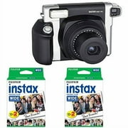 Fujifilm INSTAX Wide 300 Instant Camera With FFujifilm Instax Wide Instant Film Twin Pack Instant Film (40 Shots) With Photo4less Microfiber Cleaning Cloth Top Bundle