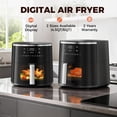 thumbnail image 6 of Air Fryer 6QT Toaster Oven, Kitchen Appliances with 8 Cooking Presets, 8-in-1 Max Crisp, Air Fry, Roast, Bake, Reheat and Dehydrate, 140°–400°F, Precise Heating Even Results for Kitchen, 6 of 8