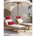 thumbnail image 5 of Pack of 4 Outdoor Lumbar Pillow Covers 12x20 Inch, Pure Red Waterproof Throw Pillow Covers Set, Simple Solid Color Indoor&Outdoor Decorative Cushion Cases for Patio Porch Car, 5 of 7