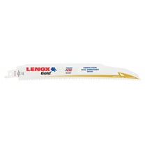 Lenox Gold 9 in. Bi-Metal Reciprocating Saw Blade 6 TPI 5 pk