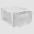 thumbnail image 4 of Sterilite 27-Quart Single Box Modular Stacking Storage Container Clear (12 Pack), 4 of 12