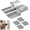 10 repair clips+20 nails, variant on Drywall Repair Clips Kit with Screws, 1/2 and 5/8 inch Drywall Fastener Clip with Screws, Stainless Steel Hole Repair Patch Kit for Wall (10 Repair Clips+20 Nails)