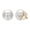 A, variant on Yoursfs Large Pearl Clip on Earrings for Women Gold Plated White Pearl Earrings Non-Pierced Jewelry