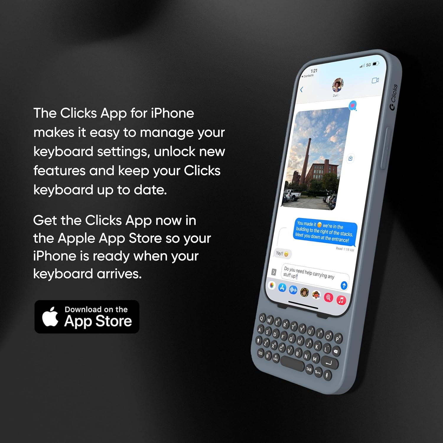 Keyboard for iPhone 15 Plus – Keyboard Case for Premium Typing Experience – Faster, Accurate Typing, Charge as Normal – Miami Beach