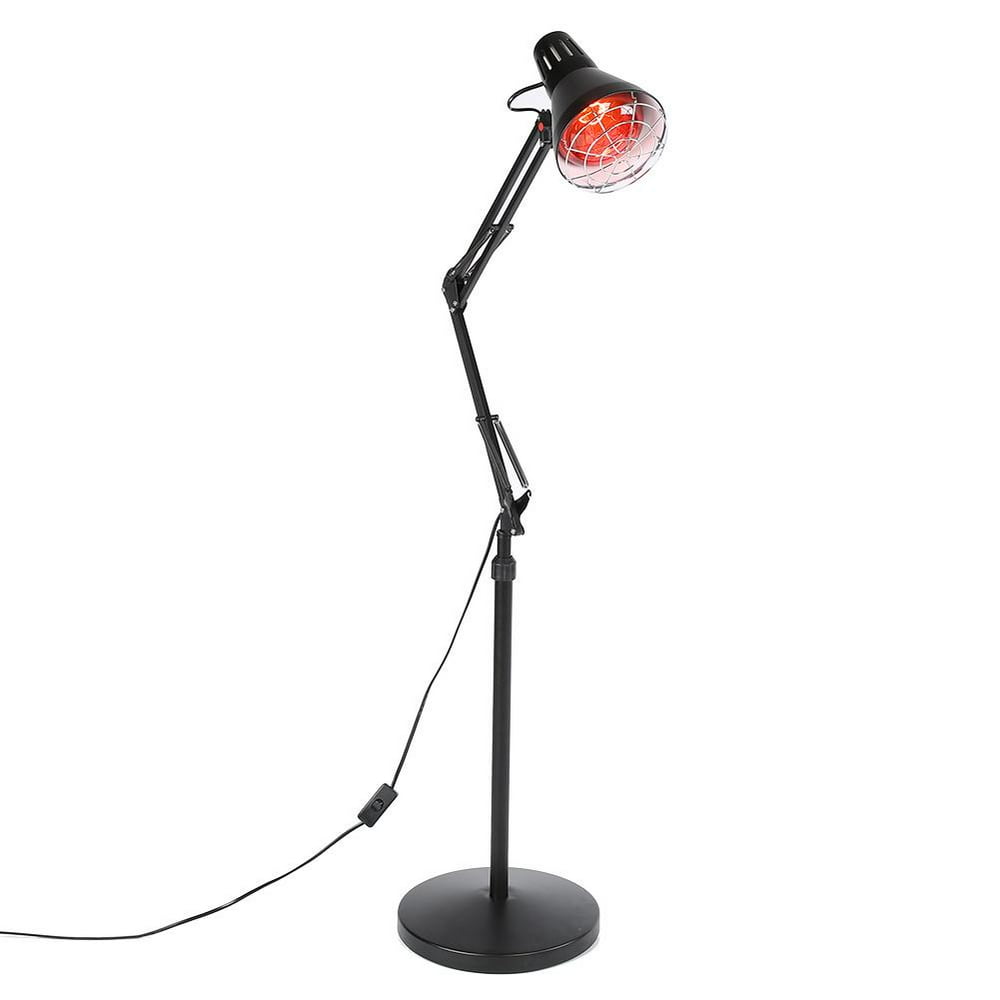 HERCHR Infrared Lamp, Infrared Light Heating Therapy Floor Stand Lamp