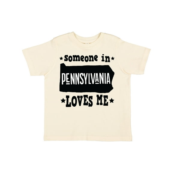 Inktastic Someone in Pennsylvania Loves Me Boys or Girls Toddler T-Shirt