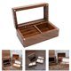 thumbnail image 3 of Caja de baratija de joyería Vintage, , pendientes, , organizador, caja de almacenamiento, caja de de para cumpleaños, Día , Marrón Salvador Joyero, 3 of 10