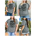 thumbnail image 4 of XCHQRTI Womens Music Plus Size Tshirt Graphic Smooth As Tennessee Whiskey Oversized Tops Short Sleeve Tshirt, 4 of 9