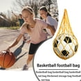 thumbnail image 3 of Bolso Voleibol Fútbol Al Aire Libre Baloncesto Bolsas Transporte Gimnasia Red () Amarillo, 3 of 7