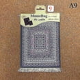 thumbnail image 1 of Rectangular Persian Mini Rug Woven Rug Mouse Pad Carpet Tassel Mat Best Gift, 1 of 4
