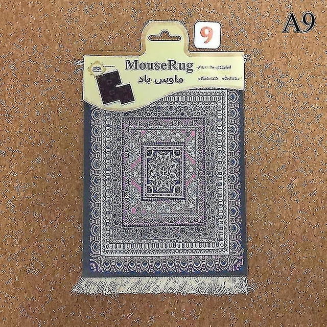 Rectangular Persian Mini Rug Woven Rug Mouse Pad Carpet Tassel Mat Best Gift