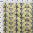 thumbnail image 2 of oneOone Cotton Silk Fabric Stripe|Diamond & Triangle Geometric Print Sewing Fabric BTY 42 Inch Wide, 2 of 4