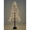 thumbnail image 2 of 5ft Brown LED Cluster Tree with 720 Warm White LEDs Christmas Decor Indoor Use Only, 2 of 5