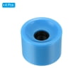 thumbnail image 3 of Uxcell 70mm 78A Soft Cruiser Wheels Street Wheels Skateboard Wheel Replacement PU Blue 4 Pack, 3 of 5