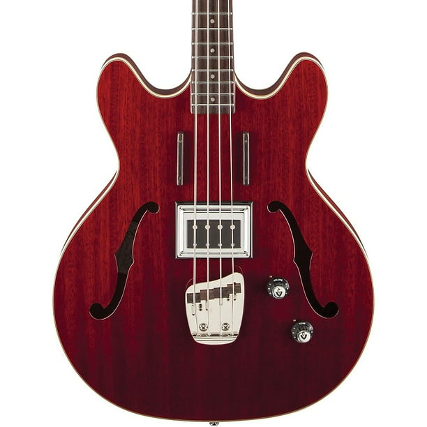 Guild Starfire Bass SemiHollow Body Bass Guitar (Cherry Red) Walmart