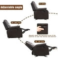 thumbnail image 5 of Recliner Sofa for Living Room Set Reclining Couch Sofa Chair PU Leather Loveseat 3 Seater Home Theater Seating Motion Home Furniture Manual Recliner, 5 of 7