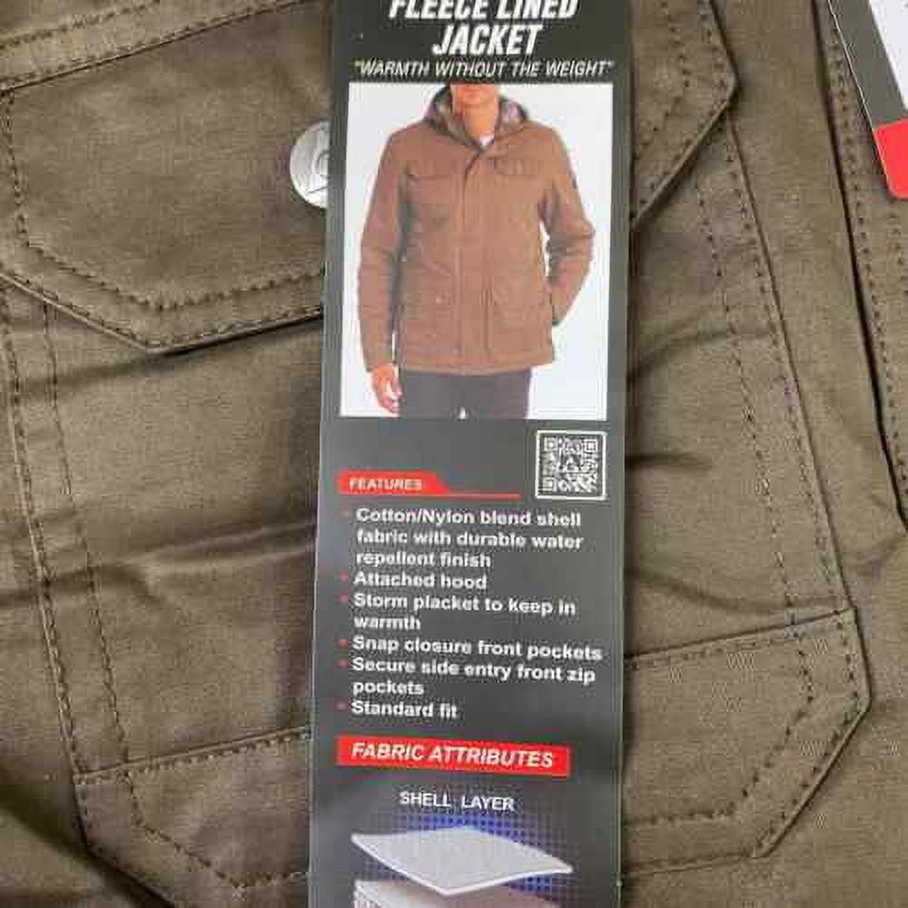 Gerry Mens Ridge Barn Coat Fleece Lined Hooded Jacket Walmart