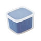 thumbnail image 3 of Organizador para nevera, escurridor, contenedor de frutas dividido, contenedor de alimentos, congelador, contenedor de almacenamiento para despensa, Azul, 3 of 8