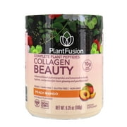 PlantFusion - Collagen Beauty Complete Plant Peptides Powder Strawberry Lemonade - 6.35 oz.