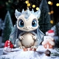 thumbnail image 2 of OAVQHLG3B Dragon Christmas Tree Hanging Ornament Christmas Dragon Baby Acrylic Christmas Hanging Ornament Gothic Holiday Acrylic Festive Decoration Ornament Car Window Pendant Decor, 2 of 5