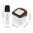thumbnail image 4 of Mini Portable Karaoke Machine & Microphone Set Home KTV Bluetooth Speaker with 2 Wireless Microphones for Home Parties, KTV Singing, 4 of 7