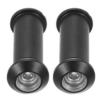 Uxcell 1/2" 2 Pcs Door Viewer Peephole Copper Privacy Door Viewer for Security Home Black