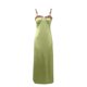 thumbnail image 3 of WILLBEST Vestidos Casuales Vestido Largo Ajustado con Tirantes Finos de Satén para Mujer, sin Mangas, para Invitadas de Boda, Vestidos de Fiesta de Noche de Verano Chica, 3 of 3