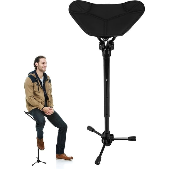 Folding Fishing Stool Portable Tripod Seat for Camping Hiking and Outdoor Queuing