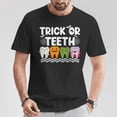 thumbnail image 2 of Trick or Treat Halloween Costumes Dental T-Shirt, Funny Spooky Dental Crew Graphic Tee, Halloween Dentist Dental Hygienist Shirt for Men Women, 2 of 3