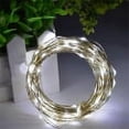 thumbnail image 2 of 100 LED Silver Mini String Light USB - White, 2 of 2