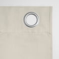 thumbnail image 5 of Sun Zero Nolan Energy Efficient Blackout Grommet Single Curtain Panel, 54" X 63", Pearl, 5 of 9