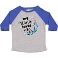 thumbnail image 3 of Inktastic My Nana Loves Me Granddaughter Girls Toddler T-Shirt, 3 of 5