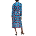 thumbnail image 2 of IPPONELLI womens  Wrap Dress, m, Blue, 2 of 3
