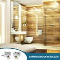 thumbnail image 4 of OULII 2 Ensembles de Roues de Porte de Douche de Remplacement en Cuivre pour Salle de Bain, 4 of 4