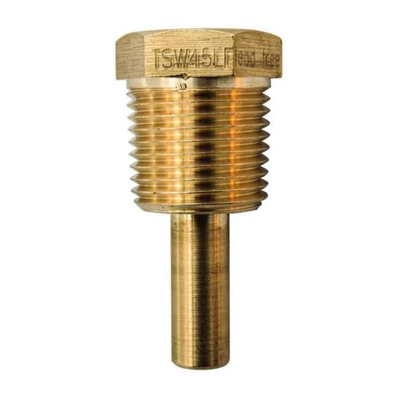 Winters Thermowell,Stepped,0.9 In Insrt Depth TSW45LF