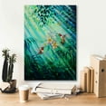 thumbnail image 5 of Epic Graffiti 'Hummingbirds Plumeria' by Jan Kasparec, Canvas Wall Art, 18"x26", 5 of 8