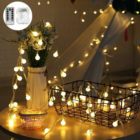 16 4ft 50 Outdoor Dimmable Led Globe String Light With Remote 16 4ft 50 Outdoor Dimmable Led Globe String Light With Remote Control Starry 8