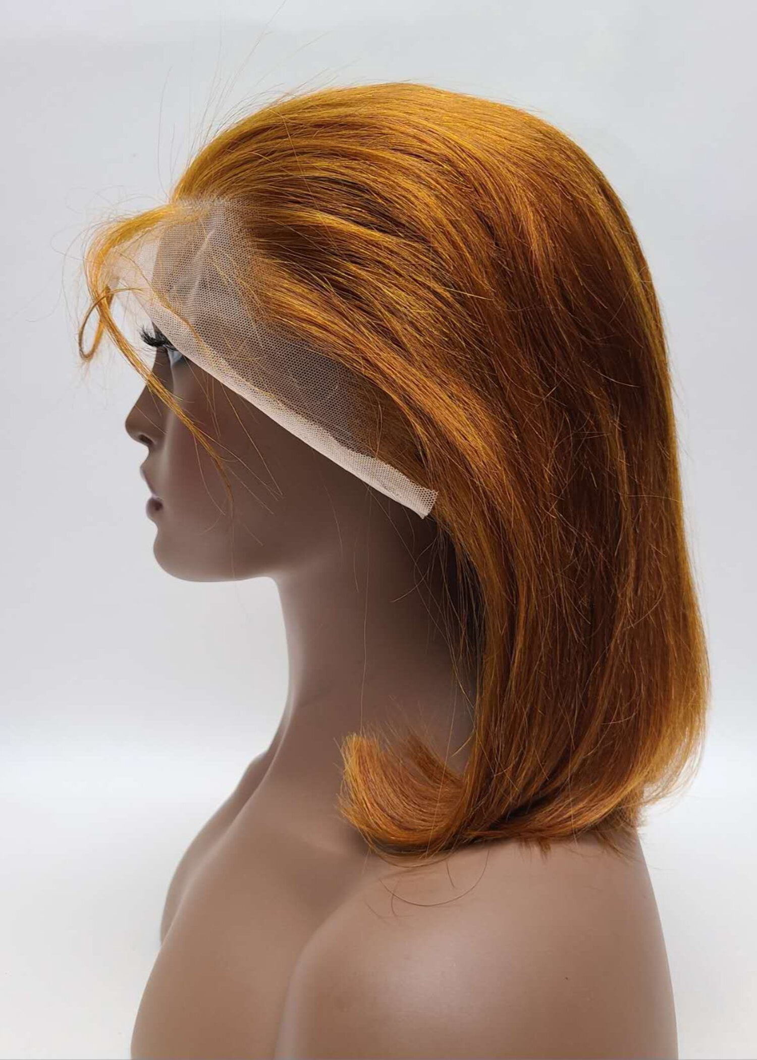 13X6 BOB straight lace front wig 100% unprocessed Brazilian human hair