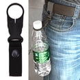 thumbnail image 3 of mosquetón Clip de hebilla de soporte de botella de correas de nailon para senderismo al aire libre portátil (negro) FLhrweasw Nuevo, 3 of 6