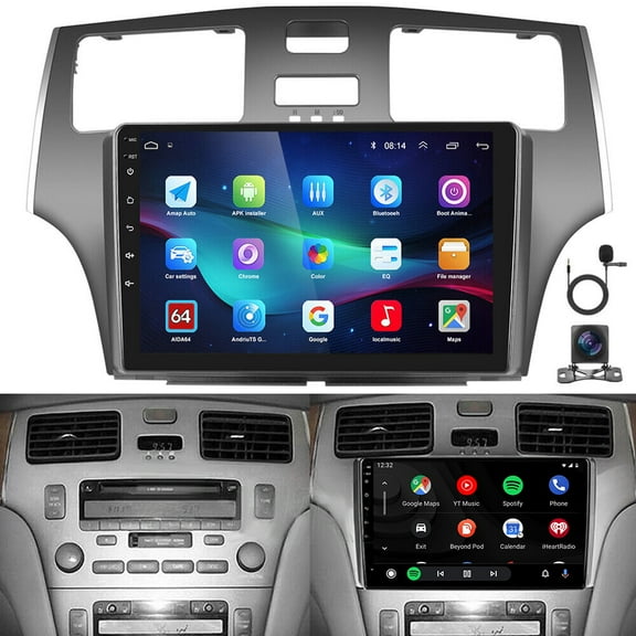 Molaner Car Stereo for Lexus ES300 ES330 2001-2005, Android 13 Radio Player 9" Touch Screen GPS Navigation Bluetooth Mirror Link FM/RDS SWC, 2 32G