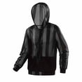 thumbnail image 2 of Dianli Gifts Ultra Thin Hollow Out Mesh Sunscreen Jacket, Breathable Zip Pocket Long Sleeve Coat, Quick Dry Fashion Outdoor Fishing Casual Outwear for Men Black XL, 2 of 8