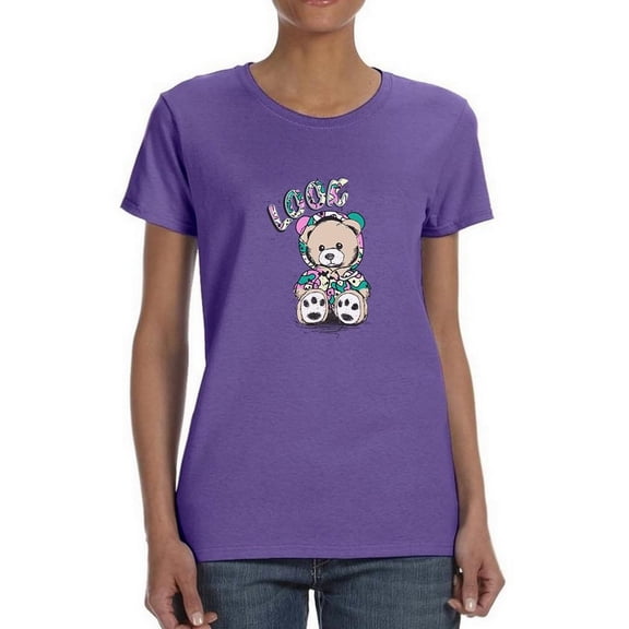 Look Bear Shaped T-Shirt Women -Image by Shutterstock, Female Medium
