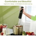 thumbnail image 4 of Wancle Handheld Blender, Electric Hand Blender with Turbo Mode, Immersion Blender Portable Stick Mixer with Stainless Steel Blades for Soup, Smoothie, Puree, Baby Food, 4 of 7