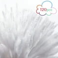thumbnail image 4 of CCOCC 120Pcs White Pipe Cleaners Bump Pipe Cleaners Chenille Stems Craft Supplies 13Mm X 12 Inch White Pipe Cleaners for Crafts, 4 of 7