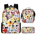 thumbnail image 1 of Cuphead Backpack Cuphead Student School Bag Cartoon Backpack Lunch Bag Shoulder Bag Pencil Bag, 1 of 2